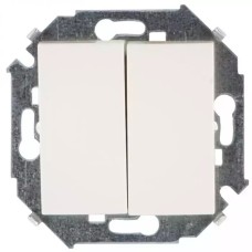 Simon15 անջատիչ 2 տեղ փղոսկր (1/20)