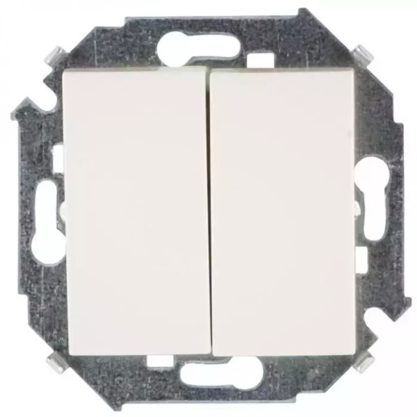 Simon15 անջատիչ 2 տեղ փղոսկր (1/20) Simon15 անջատիչ 2 տեղ փղոսկր (1/20)