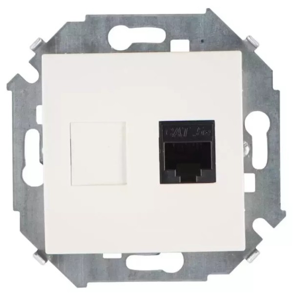 Simon15 վարդակ համակարգչի փղոսկր RJ45 кат.5e (1/20)