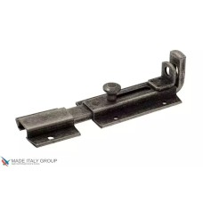 Մղլակ  դռան   ուժեղացված ALDEGHI 256FA20, 200մմ, կախովի կողպեքի անցքով, հնաոճ արծաթ