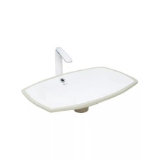Ներկառուցվող լվացարան WeltWasser WW DEILBACH 6076 53x39x13 սմ, սպիտակ փայլուն