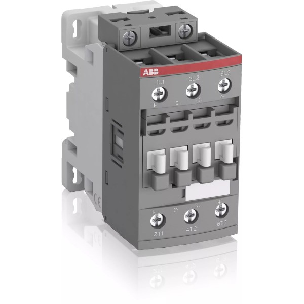 ABB AF38-30-00-13 կոնտակտոր, 3P, 38 A (AC-3), 18.5 կՎտ 400 Վ-ում, կծիկ 100–250 V AC/DC
