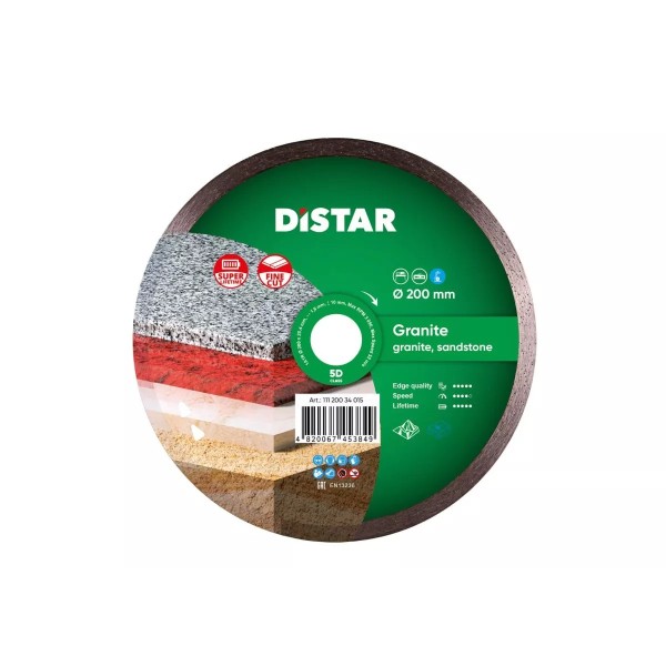 Սկավառակ ալմաստե գրանիտի, ավազաքարի Distar 1A1R 200 Granite 11120034015 Սկավառակ ալմաստե գրանիտի, ավազաքարի Distar 1A1R 200 Granite 11120034015