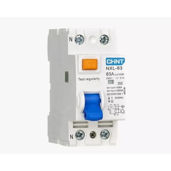 Ավտոմատ անջատիչ UZO NXL-63 2P 40A 30mA AC 6kA