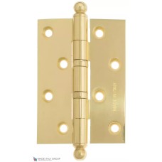 Ծխնի դռան ունիվերսալ կլոր գլխիկով Fratelli Cattini CR102 102x75x3 OLV, փայլեցված արույր (լատուն)