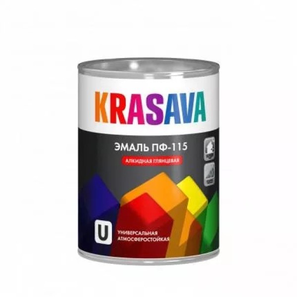 Krasava ներկ էմալե черная 2.7կգ PF-115 6հ Krasava ներկ էմալե черная 2.7կգ PF-115 6հ