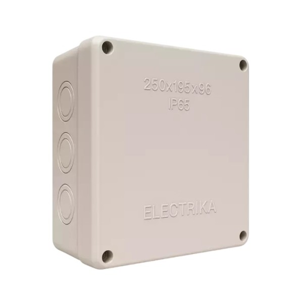 Electrica պլաստմասե արկղ 250x195x96մմ մոխրագույն