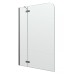 Վաննայի ապակե էկրան WeltWasser WW100 100D2-100 100x140 սմ, ուղղանկյուն-ասիմետրիկ, ճոճվող դուռ, թափանցիկ ապակի 6 մմ, քրոմ