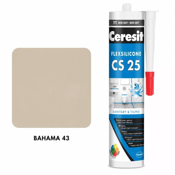 Ceresit CS 25 Bahama սիլիկոն 280մլ