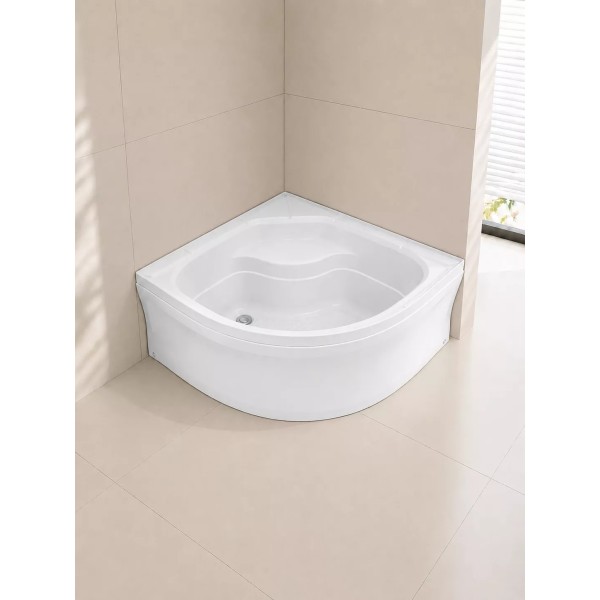 Լոգախցիկի տակդիր WEMOR 100/44 C 100x100x44 սմ, քառորդ շրջան, ABS-պլաստիկ