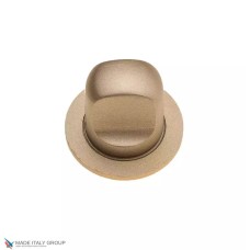 Ֆիքսատոր պտտվող MINI կլոր հիմքով Fratelli Cattini WC-1 2FS-BS, անփայլ արույր (լատուն)