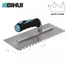 Ատամնավոր մալա BIHUI զսպանակային պողպատից, 280*115մմ, 8մմ ատամ, BIHUI,  PTCB08