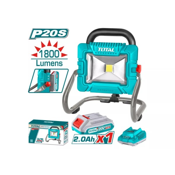 Լուսարձակ մարտկոցային TOTAL TWLI20258 20Վ 1800 լյումեն