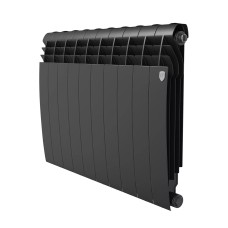 Բիմետալային տաքացուցիչ Royal Thermo BILINER B 500 սև - 10 բաժին