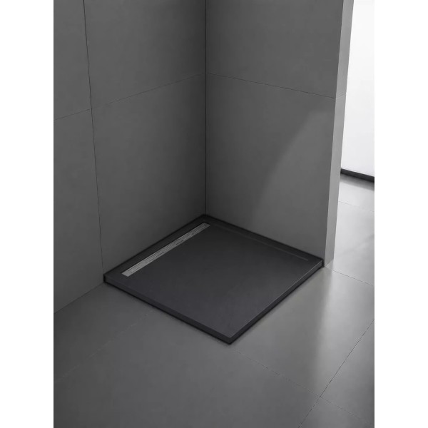 Լոգախցիկի տակդիր WeltWasser WW TRS 90 STONE-BL 90x90x3 սմ, քառակուսի, արհեստական քար