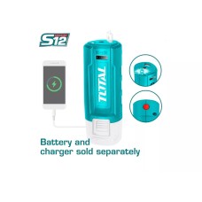 Լիցքավորիչ USB առանց մարտկոց TOTAL TUCLI1201 12Վ