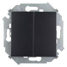 Simon15 փոխանջատիչ ռևերս 2 տեղ սև 1/20