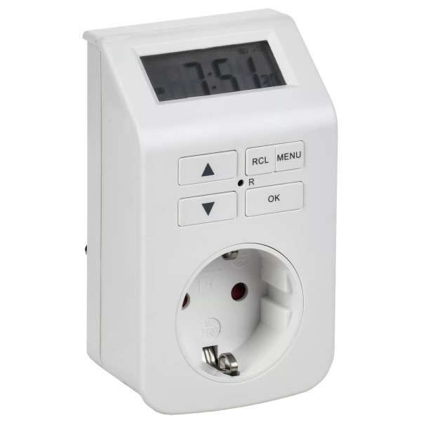 Թայմեռ թվային էկրանով PTE-5 1ր.-7օր 112 on/off 3680w IP20 IEK