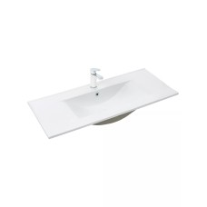 Ներկառուցվող լվացարան WeltWasser WW DEILBACH 7505- 90 90x47x18 սմ, սպիտակ փայլուն