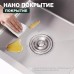 Խոհանոցի լվացարան Splenka S706.7843.05 երկու թասով, չժանգոտվող պողպատից, 80 սմ-ից պահարանի համար, սատին