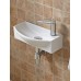 Կախովի լվացարան WeltWasser WW AISBACH 7946 GL-WT R 45.5x22x13 սմ, սպիտակ փայլուն