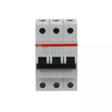 Ավտոմատ անջատիչ ABB SH203-C10, 3P, 10 A, բնութագրական C, 6 kA