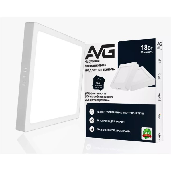 Led պանել քառակուսի արտաքին 18W-6K (W)  (20)