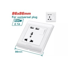 Վարդակ ունիվերսալ USB-ով THESST1116AUS