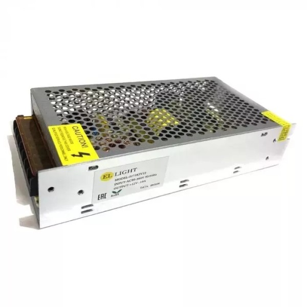 Ellight 12V սնուցման բլոկ 120W 10A (199x98x42մմ)