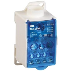 Տերմինալ մեկուսիչով 250A մուտք 1x120 մմ(ելք 5x16 մմ - 2x35 մմ - 4x10 մմ) IEK