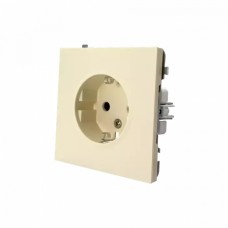 Electrica Lavanda վարդակ հողանցումով բեժ (1/10)