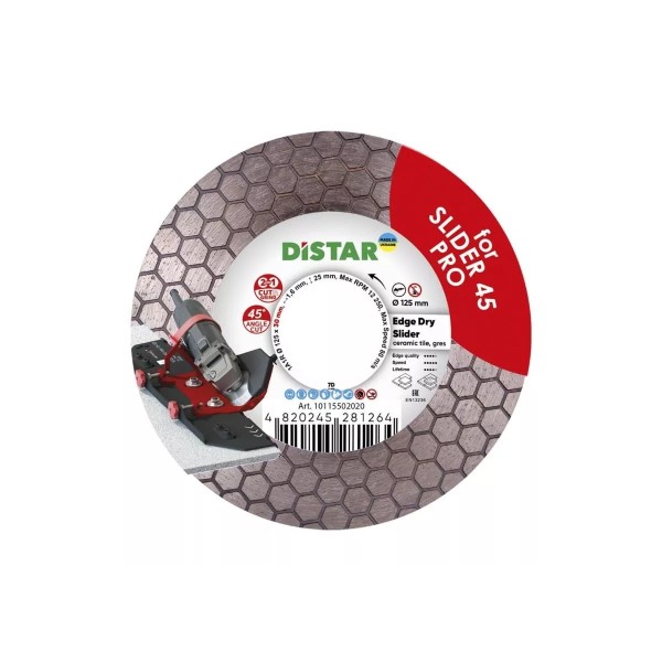 Սկավառակ ալմաստե կերամիկական սալիկի Distar 125x30 Edge Dry Slider 10115502020