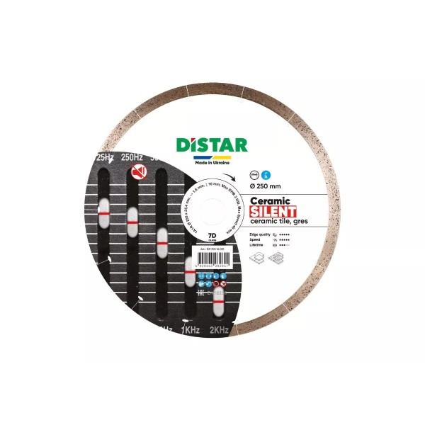 Սկավառակ ալմաստե կերամիկական սալիկի Distar 1A1R 250x25,4 Ceramic Silent 10170516021