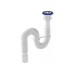 Aquant Սիֆոն-գոֆրե (գլխիկով)  1 1/4*40  (320mm-860mm)