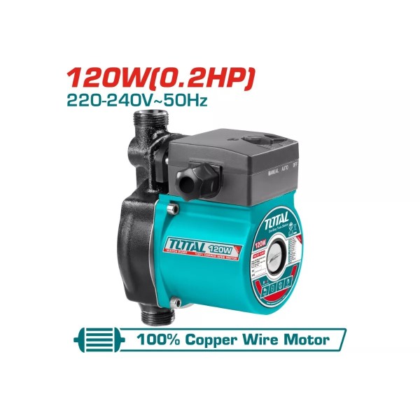 Ջրի պոմպ ցիրկուլային 120W 8m 23 L/min TOTAL TSCM120