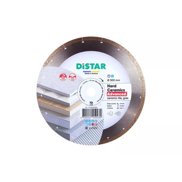 Սկավառակ ալմաստե կերամոգրանիտի Distar 1A1R 300 Hard Ceramics Advanced 11120528022