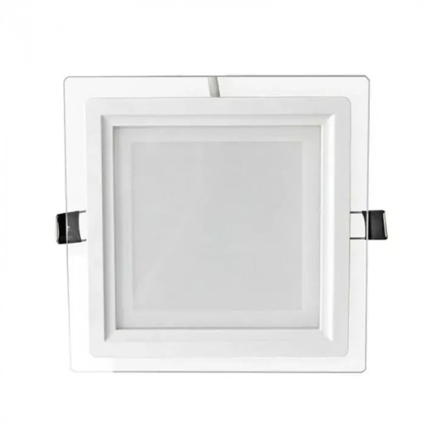 Ellight լուսատու Glass ապակյա ներկառուցվող 12W 6500K քառակուսի 1/40