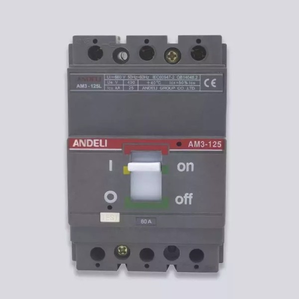 Ավտոմատ անջատիչ AM3-125 3P 80A (ANDELI)
