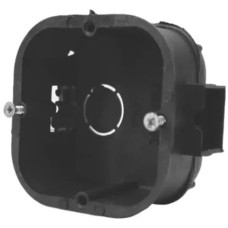 Electrica վարդակների տուփ քառակուսի 1 տեղ սև 1/25