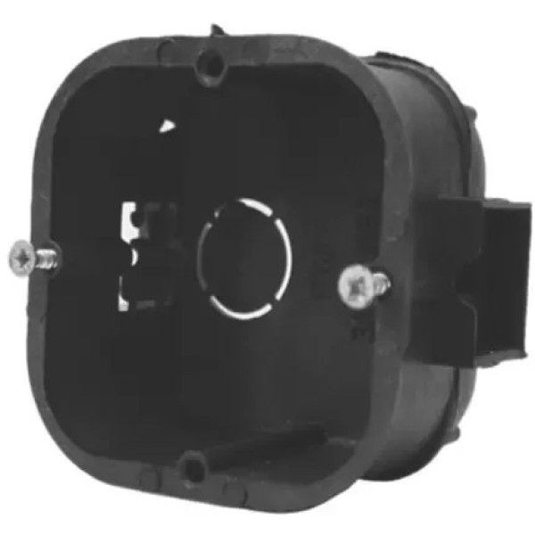 Electrica վարդակների տուփ քառակուսի 1 տեղ սև 1/25