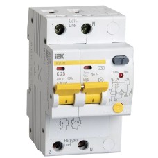 Դիֆ Ավտոմատ անջատիչ 2 P C 25 A 30 mA IEK
