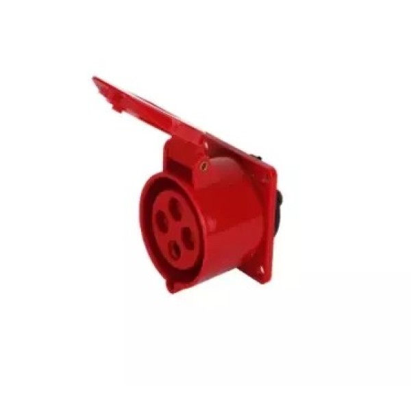 Վարդակ ներկառուցվող 32A 4P (SF-324) IP44 կարմիր