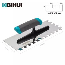 Ատամնավոր ծեփիչ (մալա) 12 մմ (1/2