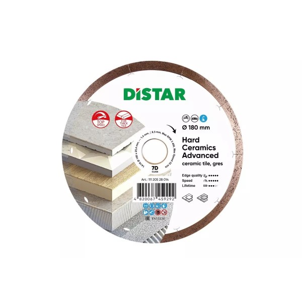 Սկավառակ ալմաստե կերամիկական սալիկի Distar 1A1R 180 Hard Ceramics Advanced 11120528014