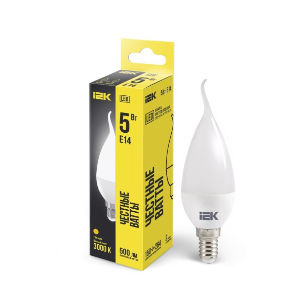 Լամպ CB35 5w 3000K E14 IEK Լամպ CB35 5w 3000K E14 IEK