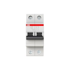 Ավտոմատ անջատիչ ABB SH202-C10, 2P, 10 A, բնութագրական C, 6 kA