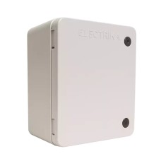 Electrica պլաստմասե արկղ բանալիով 400x300x200մմ մոխրագույն