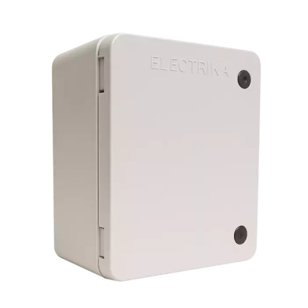 Electrica պլաստմասե արկղ բանալիով 400x300x200մմ մոխրագույն