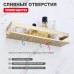 Լոգարանի և ցնցուղի դարակ Raglo R340.03.03 ուղիղ, 400 մմ, սատին ոսկեգույն