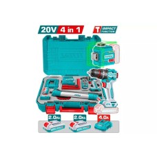 Գործիքների մարտկոցային հավաքածու TOTAL TLL260467 20Վ